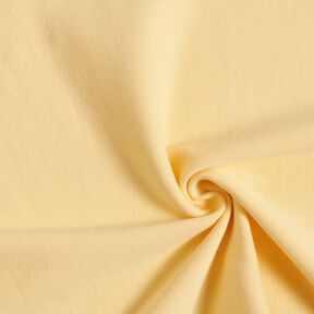 tessuto per bordi e polsini tinta unita &ndash; giallo vaniglia, 