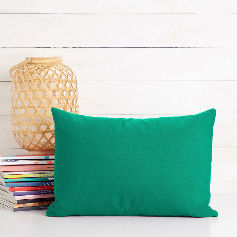 tessuto in cotone cretonne tinta unita – verde ginepro, image number 9