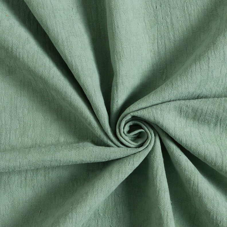mussolina / tessuto doppio increspato Jacquard Fiori – canna palustre,  image number 4