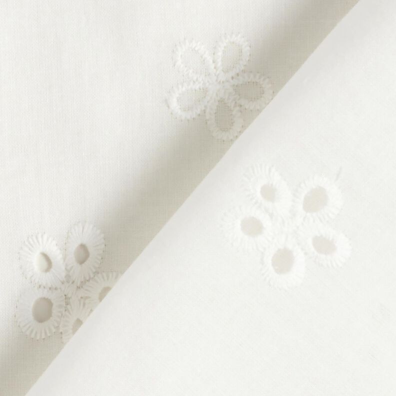 ricami a giorno Fiori con bordi smerlati – bianco,  image number 4
