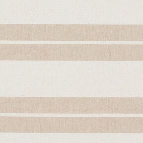tessuto arredo canvas, mix di righe, riciclato – beige, 