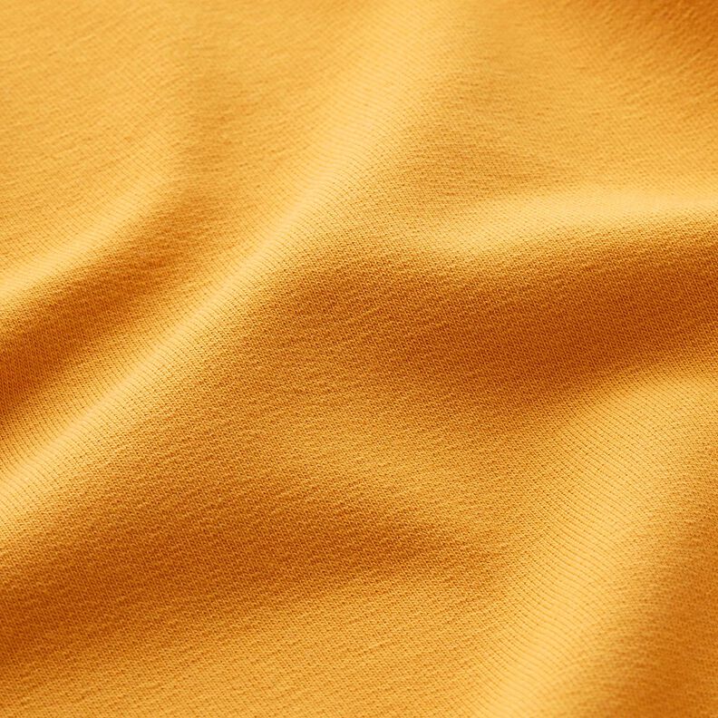 French terry leggero tinta unita – giallo curry, image number 2