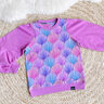 French terry, felpa estiva Conchiglie stampa digitale | by Poppy – lavanda/lilla bluastro,  thumbnail number 5