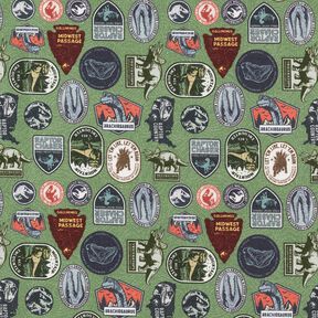 popeline di cotone Toppe Jurassic Park Tessuto oggetto di licenza | Universal Studios – pino, 