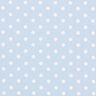 popeline di cotone grandi pois – azzurro/bianco,  thumbnail number 1