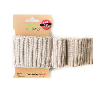GOTS tessuto in maglia bio per bordi e polsini CUFF ME COZY [140 cm | 7 cm] | Albstoffe, 