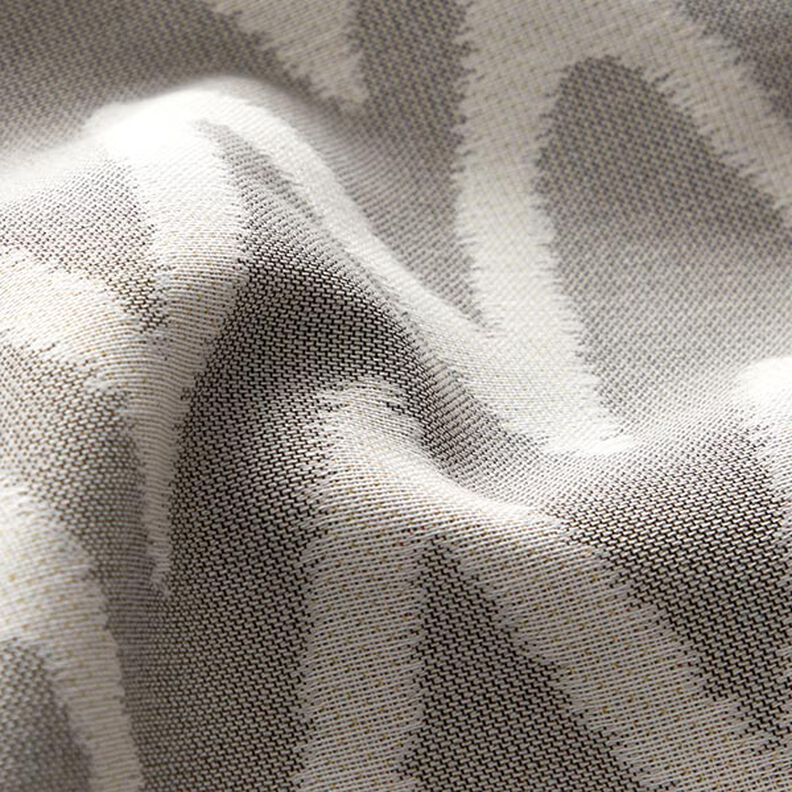 tessuto jacquard da esterni motivo ikat – grigio chiaro,  image number 2