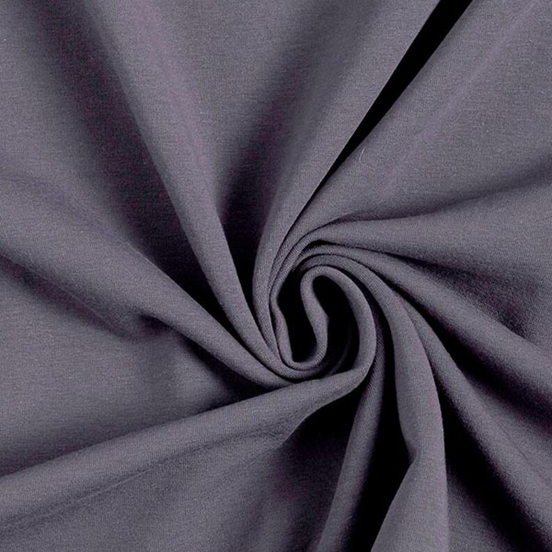 felpa di cotone leggera tinta unita – nero-azzurro,  image number 1