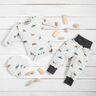 GOTS jersey di cotone Dinosauri contenti stampa digitale – avorio,  thumbnail number 6