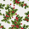 tessuto arredo canvas rametti di vischio – verde/rosso,  thumbnail number 6