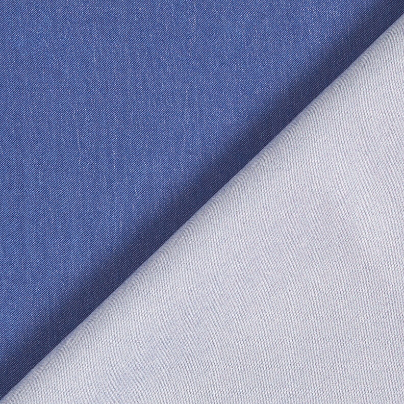 Viscosa Chambray in tinta unita – colore blu jeans,  image number 4