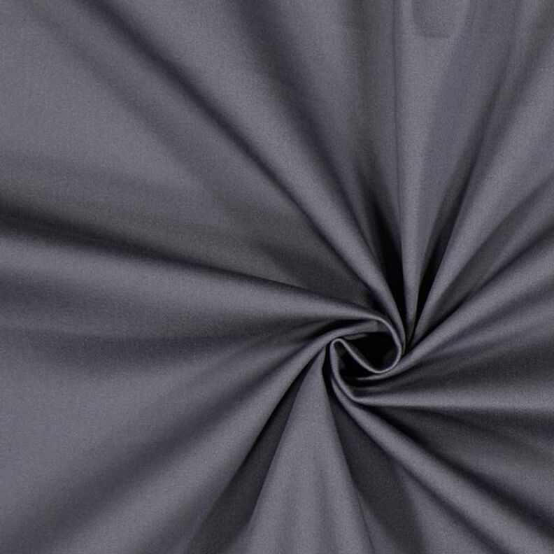 Satin in cotone stretch – grigio scuro,  image number 1