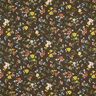 jersey di viscosa Piccoli fiorellini – marrone scuro/rosso fuoco,  thumbnail number 1