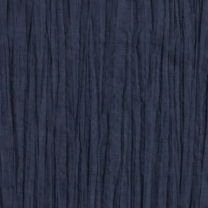 Tessuto in cotone increspato – blu marino,  image number 1