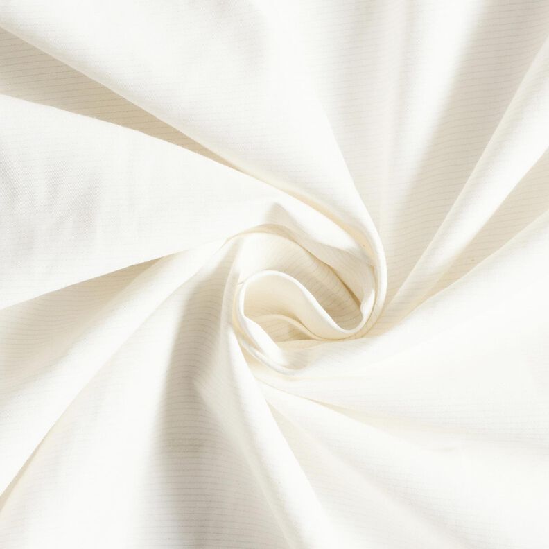 Tessuto per camicie a righe d'ombra sottili – bianco,  image number 1