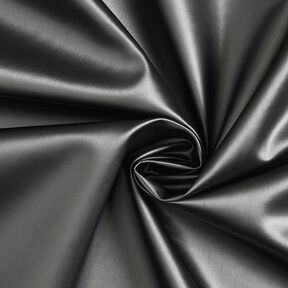 tessuto da tappezzeria similpelle brillante – grigio pietra, 