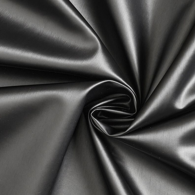 tessuto da tappezzeria similpelle brillante – grigio pietra,  image number 1