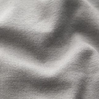GOTS tessuto per bordi e polsini in cotone | Tula – grigio argento, 