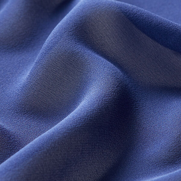 Chiffon di seta – blu marino,  image number 3