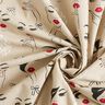 tessuto arredo mezzo panama Modelli – naturale/rosso carminio,  thumbnail number 3