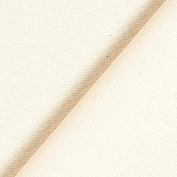 popeline di cotone tinta unita – crema,  image number 5