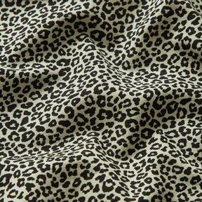 jersey di cotone mini stampa leopardata – greige/nero, 
