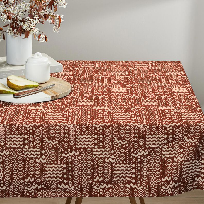 tessuto arredo tessuti canvas Etno – bronzo/naturale,  image number 7