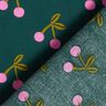 cotone rivestito Ciliegie carine – verde scuro,  thumbnail number 4
