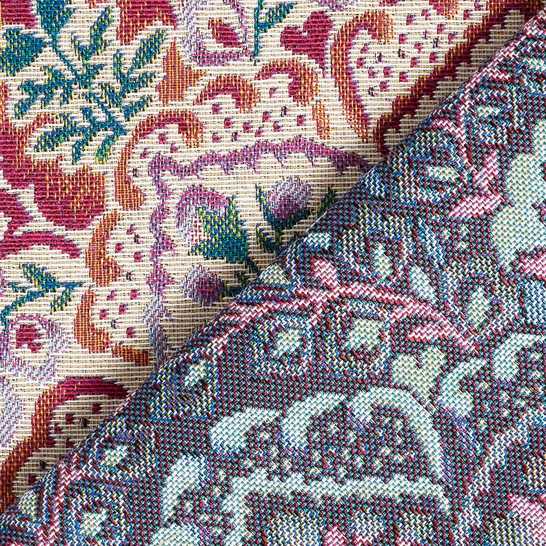 taglio di tessuto arredo gobelin Grande Mandala – violetto pastello/beige chiaro,  image number 4