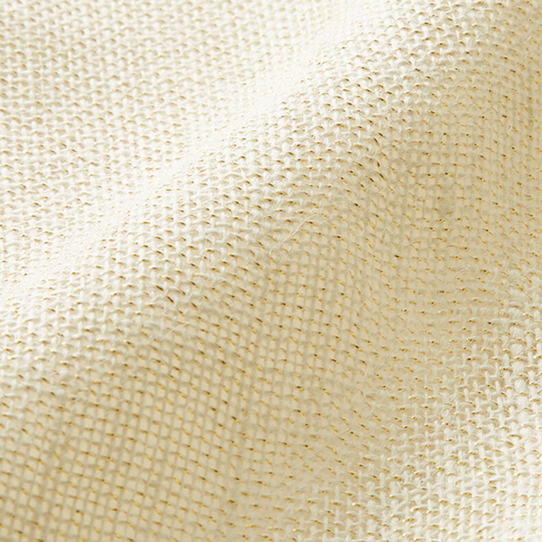 tessuto arredo Iuta lurex 150 cm – avorio/oro,  image number 3