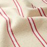 Tessuto in cotone Rustico – rosso carminio/naturale,  thumbnail number 2
