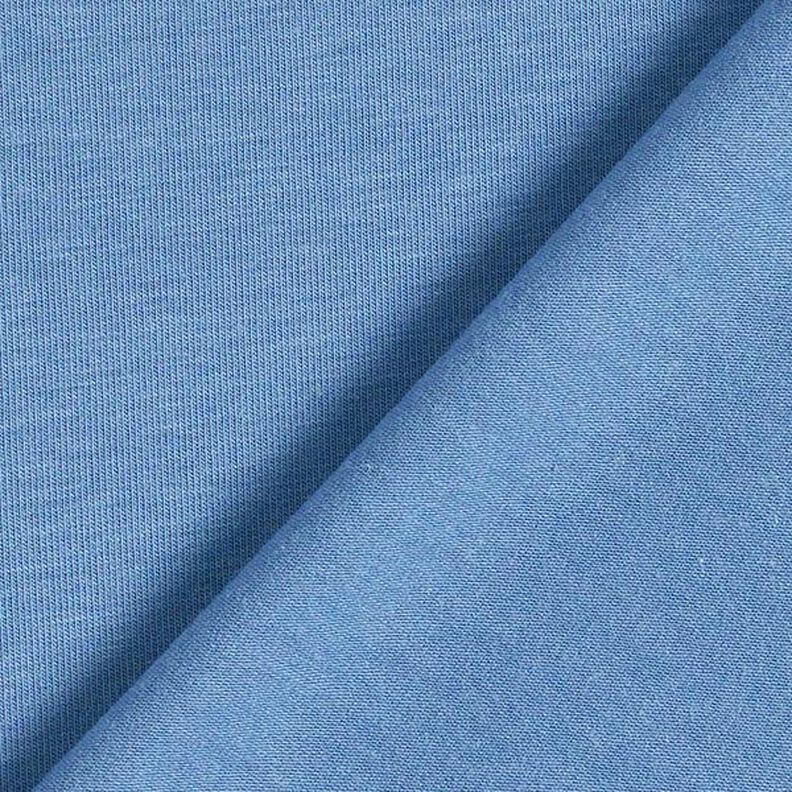 bambù jersey di viscosa tinta unita – blu acciaio,  image number 5