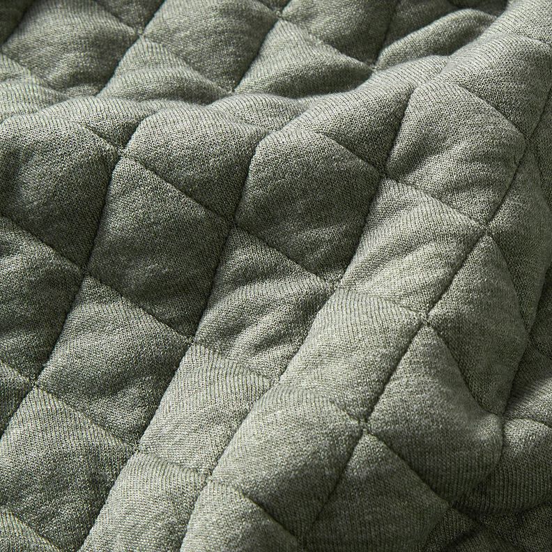 Jersey trapuntato a rombi – pino scuro,  image number 2