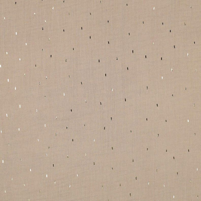 mussolina / tessuto doppio increspato rettangolo stampa laminata | Poppy Fabrics – anemone/oro,  image number 1