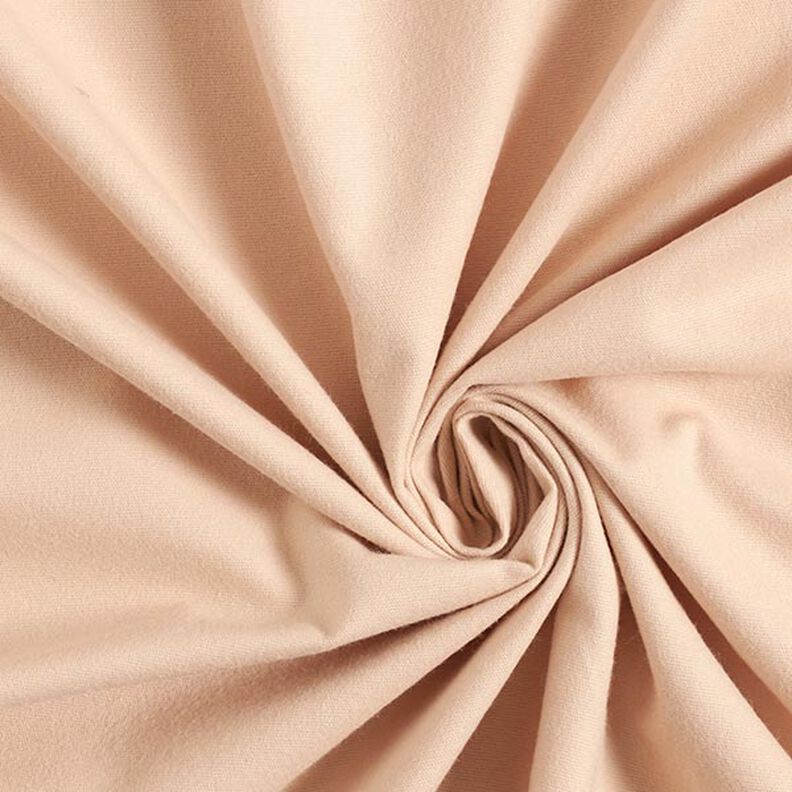 flanella di cotone tinta unita – beige,  image number 1