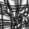 Tessuto jacquard con struttura a quadri – nero/bianco,  thumbnail number 3