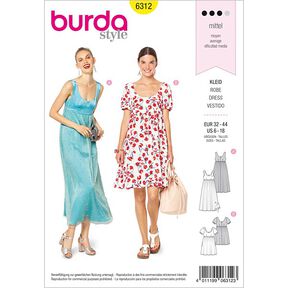 abito, Burda 6312 | 32 - 44, 