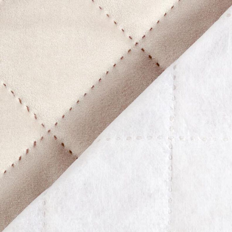 tessuto da tappezzeria velluto tessuto trapuntato – beige,  image number 3