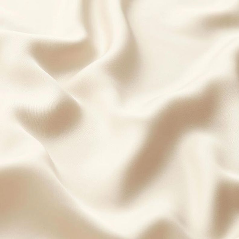 satin di viscosa tinta unita – bianco lana,  image number 3