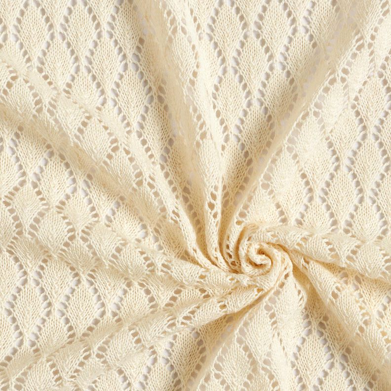 tessuto in maglia Crochette – bianco lana, image number 4