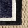 ecopelliccia Peluche tinta unita – nero,  thumbnail number 4