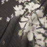 Chiffon in look batik gessato brillante – nero/bianco,  thumbnail number 3