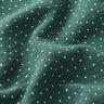 mussolina / tessuto doppio increspato piccoli pois – verde scuro/bianco,  thumbnail number 2