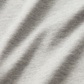 Jersey di cotone leggero melange – argento, 