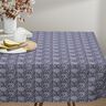 tessuto in cotone cretonne Mandala floreale – bianco/blu notte,  thumbnail number 6