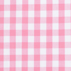 tessuto in cotone Quadro vichy 1,7 cm – rosa/bianco, 
