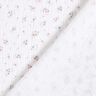 mussolina / tessuto doppio increspato Fiorellini romantici – bianco,  thumbnail number 4