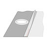 Nastro a occhielli, 100 mm – grigio | Gerster,  thumbnail number 4