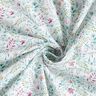 popeline di cotone Fiori da sogno stampa digitale – bianco/eucalipto,  thumbnail number 3