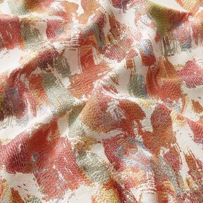 tessuto arredo gobelin Arte astratta &ndash; beige chiaro/color bacca chiaro, 